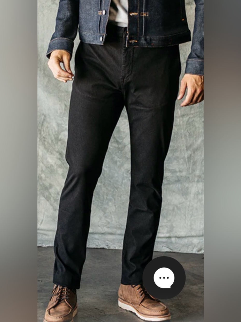 Hiroshi Kato ‘The Axe’ Men's Black Slim Fit Chino Pants Size 36